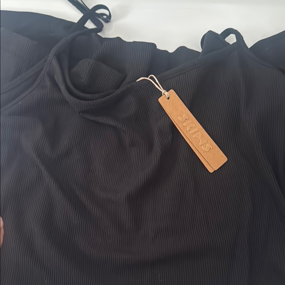 SKIMS Black Soft Lounge Dress